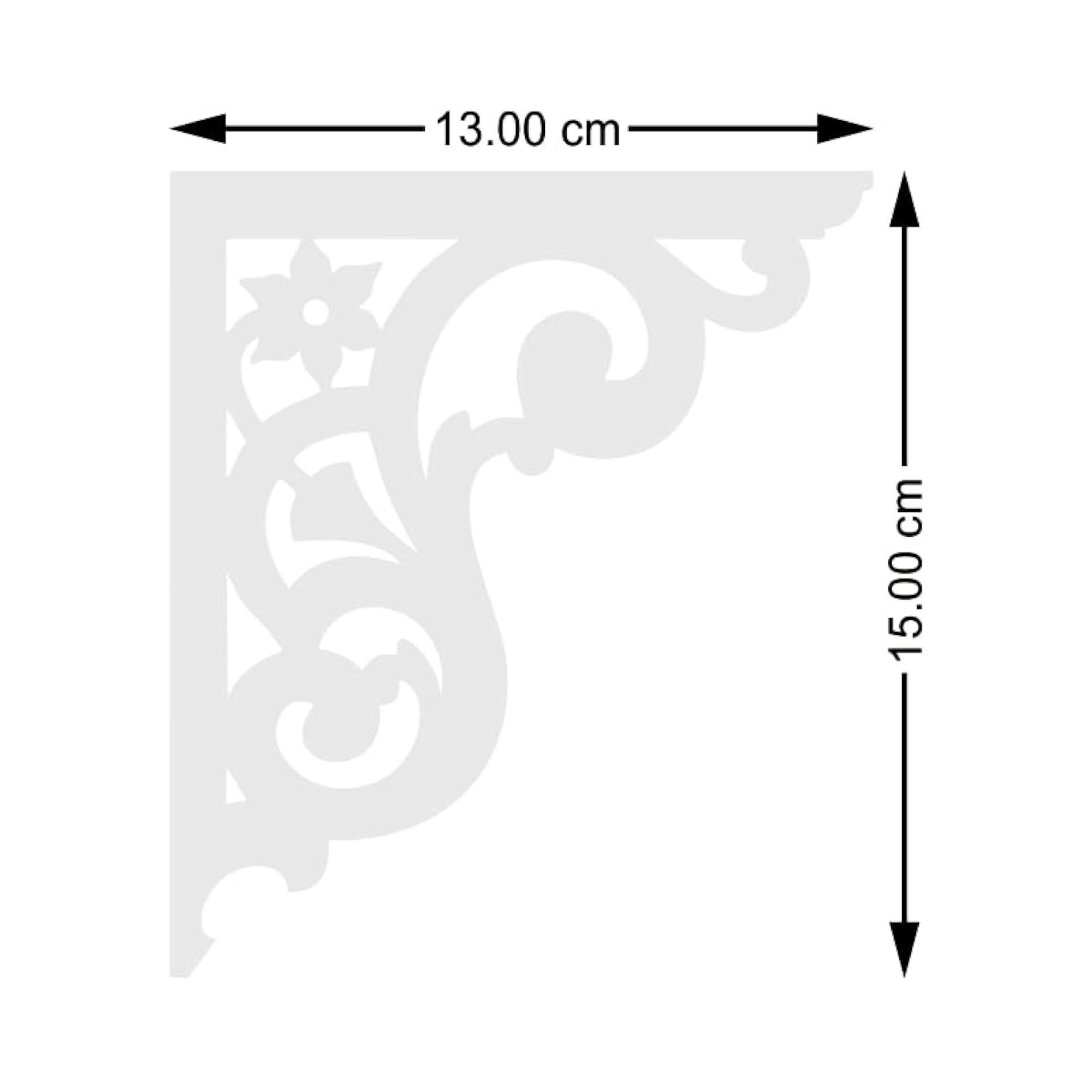 Mirror Acrylic Corner Stickers, 3D Reflective Wall Decor, Set of 4